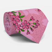 Cherry Blossom Tree Stropdas (Opgerold)