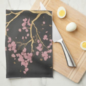 Cherry Blossom Tree Theedoek (Quarter Fold)