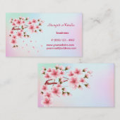 Cherry Blossom Tree Visitekaartje (Voorkant / Achterkant)
