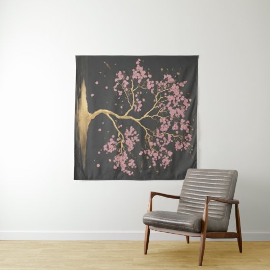 Cherry Blossom Tree Wandkleed (In Situ (horizontaal))