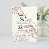  Cherry Blossom Trees op Elegant White Kaart (Staand voorkant)