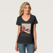 Cherry Blossom trees pink shades of countryside hi T-shirt (Voorkant volledig)