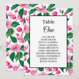 Cherry Blossom Trouwnamen Tafel Zittingkaart
