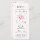 Cherry Blossom Trouwprogramma (Voorkant / Achterkant)