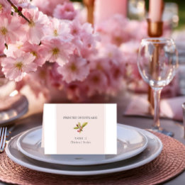 Cherry Blossom Trouwreceptie Tafel Escort Kaart