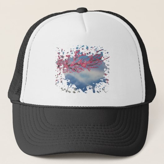 Cherry Blossom Trucker Pet (Voorkant)