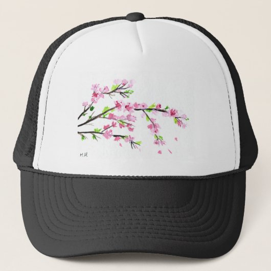 Cherry blossom trucker pet (Voorkant)