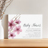 Cherry Blossom | uitnodiging tot baby shower