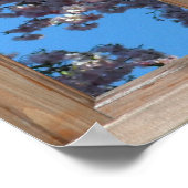 Cherry Blossom Uitzicht uit een venster Poster (Hoek)