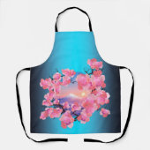 Cherry Blossom van de berg Fuji Schort (Voorkant)