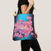 Cherry Blossom van de berg Fuji Tote Bag (Dichtbij)