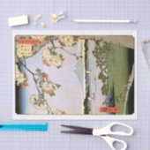 Cherry Blossom van Edo, Hiroshige Tissuepapier (Craft)