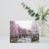 Cherry Blossom Van Gogh BrideLake Anne Reston Briefkaart (Staand voorkant)