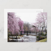 Cherry Blossom Van Gogh BrideLake Anne Reston Briefkaart (Voorkant / Achterkant)