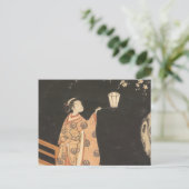 Cherry Blossom van Suzuki Harunobu Briefkaart (Staand voorkant)