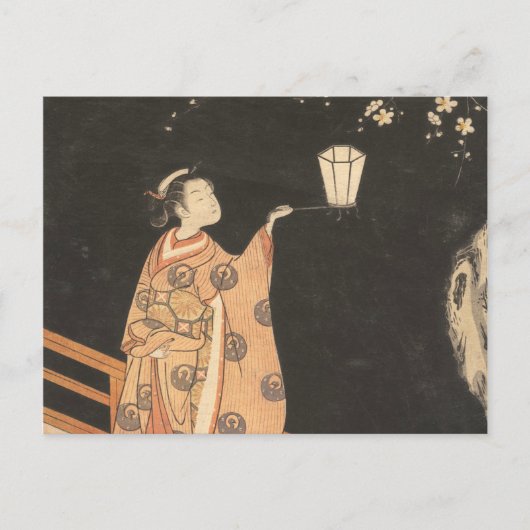 Cherry Blossom van Suzuki Harunobu Briefkaart (Voorkant)