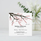 Cherry Blossom verjaarfeestje Kaart (Staand voorkant)