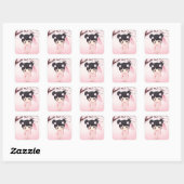Cherry Blossom Vierkante Sticker (Vel)
