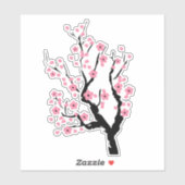 Cherry Blossom Vinyl Sticker (Vel)