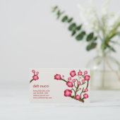 Cherry Blossom Visitekaartje (Staand voorkant)
