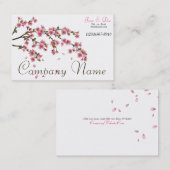 Cherry Blossom Visitekaartje (Voorkant / Achterkant)