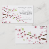 Cherry Blossom Visitekaartje (Voorkant / Achterkant)