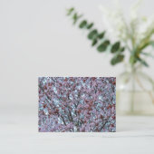 Cherry Blossom Visitekaartje (Staand voorkant)
