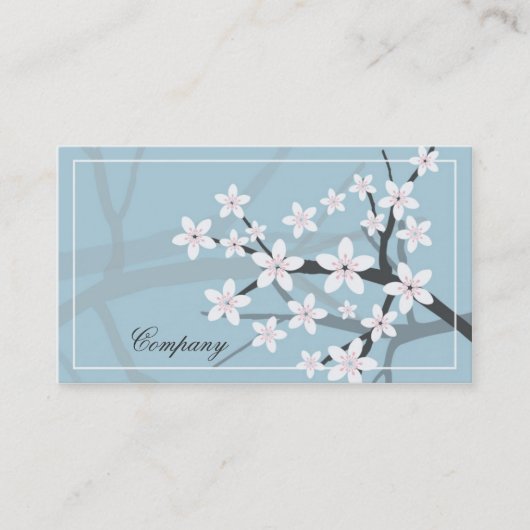 Cherry Blossom Visitekaartje (Voorkant)