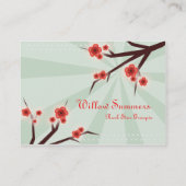 Cherry Blossom Visitekaartje (Achterkant)