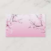 Cherry Blossom Visitekaartje (Achterkant)