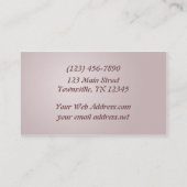 Cherry Blossom Visitekaartje (Achterkant)