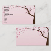 Cherry Blossom Visitekaartjes (Voorkant / Achterkant)