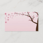 Cherry Blossom Visitekaartjes (Achterkant)