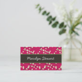 Cherry Blossom Visitekaartjes (Staand voorkant)