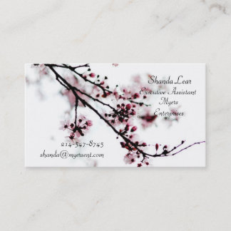 Cherry Blossom Visitekaartjes