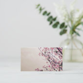 Cherry blossom visitekaartjes (Staand voorkant)