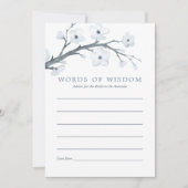 Cherry Blossom Vrijgezellenfeest Advice Kaart (Voorkant)