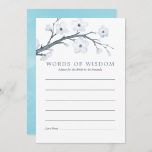 Cherry Blossom Vrijgezellenfeest Advice Kaart