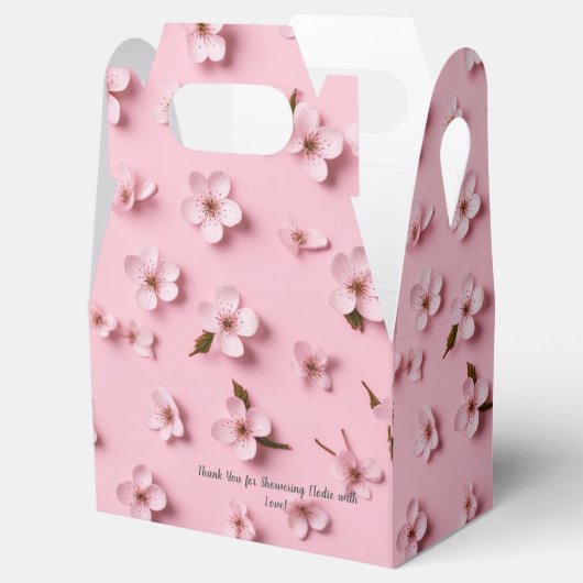 Cherry Blossom Vrijgezellenfeest Favor Box Bedankdoosjes (Geopend)