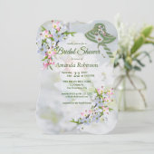 Cherry Blossom Vrijgezellenfeest Kaart (Staand voorkant)