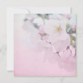 Cherry Blossom Vrijgezellenfeest Kaart (Achterkant)