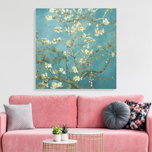 Cherry Blossom Wall Art Canvas Afdruk (Insitu (Woonkamer))