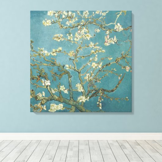 Cherry Blossom Wall Art Canvas Afdruk (Insitu (Houten vloer))