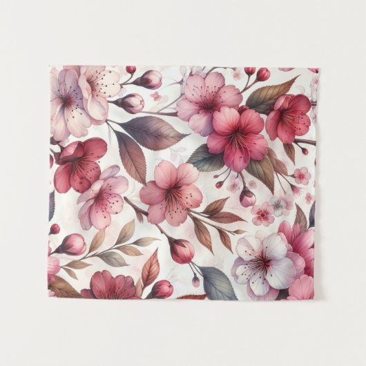 Cherry Blossom Wandkleed (Voorkant (horizontaal))