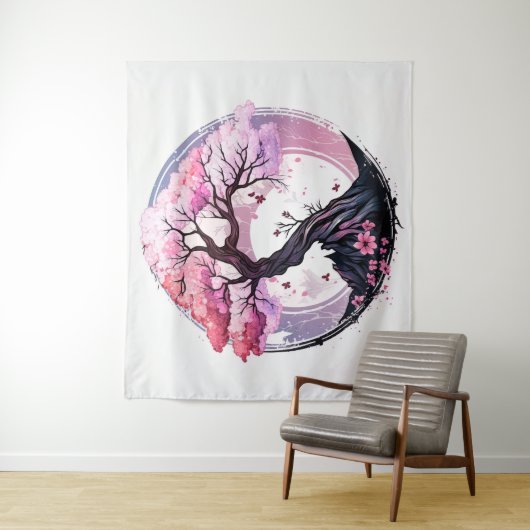 Cherry Blossom Wandkleed (In situ)