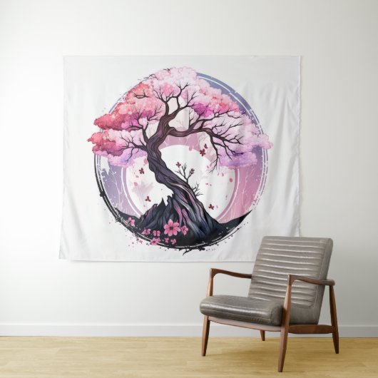 Cherry Blossom Wandkleed (In Situ (horizontaal))