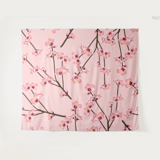Cherry Blossom Wandkleed (Voorkant (horizontaal))