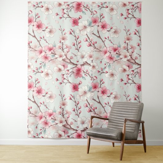 Cherry Blossom Wandkleed (In situ)