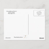 Cherry Blossom, Washington D.C. Briefkaart (Achterkant)