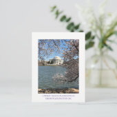 CHERRY BLOSSOM WASHINGTON DC BRIEFKAART (Staand voorkant)